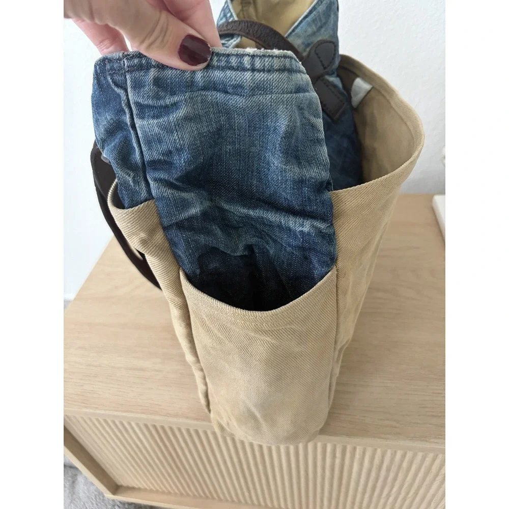 FILSON X Levi's Made in USA Style 79502 Denim Tin Cloth Tote Bag Rare Limited